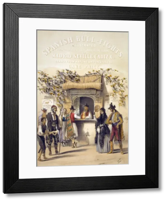 Framed Print : The Spanish bull-fights, illustrated from original sketches Framed Print : The Spanish bull-fights, illustrated from original sketches
