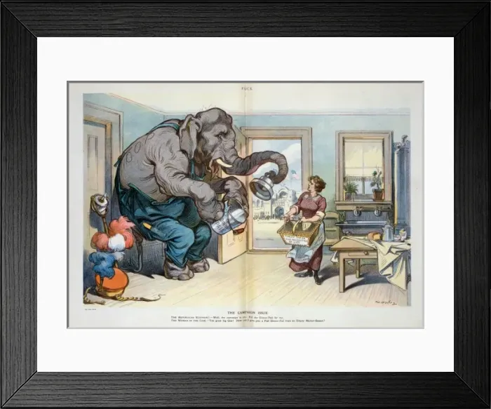 Framed Print : The campaign issue Framed Print : The campaign issue