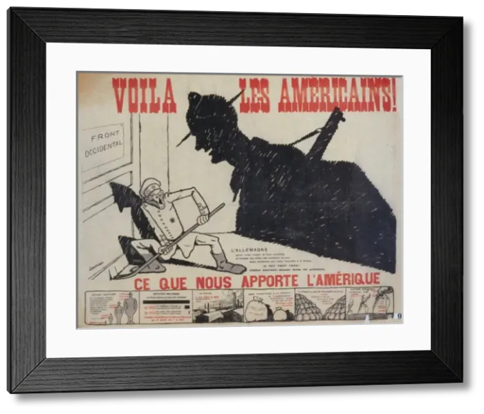 Framed Print : Voila les Americains Framed Print : Voila les Americains