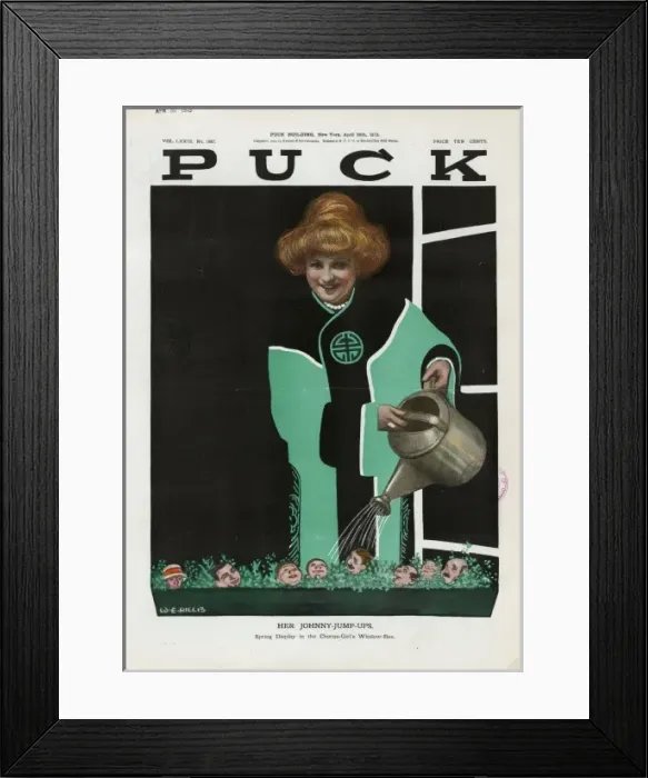 Framed Print : Her Johnny-jump-ups Framed Print : Her Johnny-jump-ups