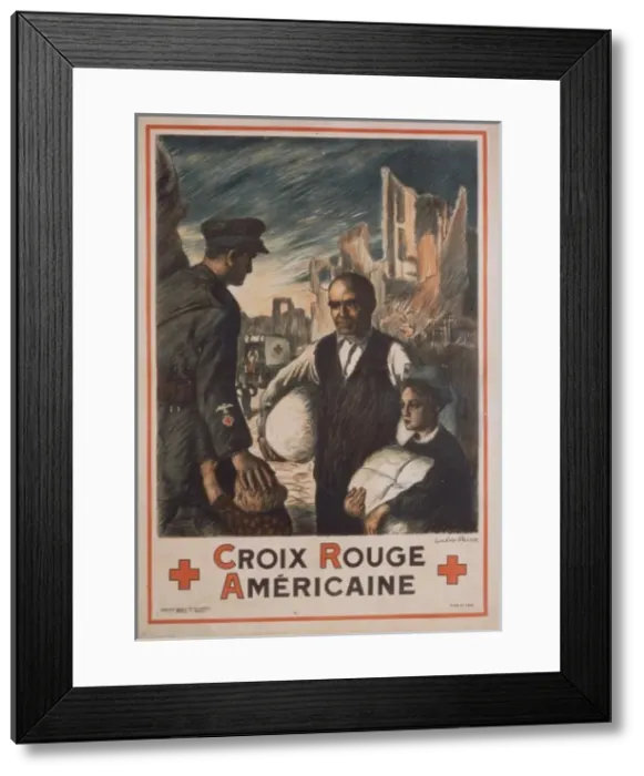 Framed Print : Croix Rouge americain Framed Print : Croix Rouge americain