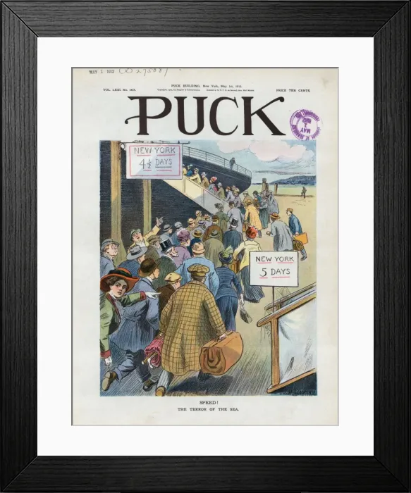 Framed Print : Speed! The terror of the sea Framed Print : Speed! The terror of the sea