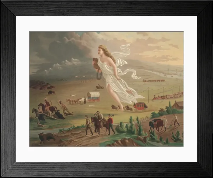 Framed Print : American progress Framed Print : American progress