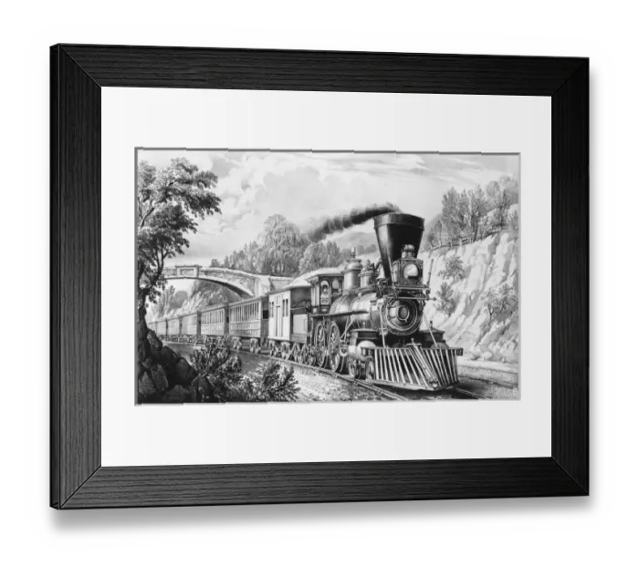 Framed Print : The express train Framed Print : The express train