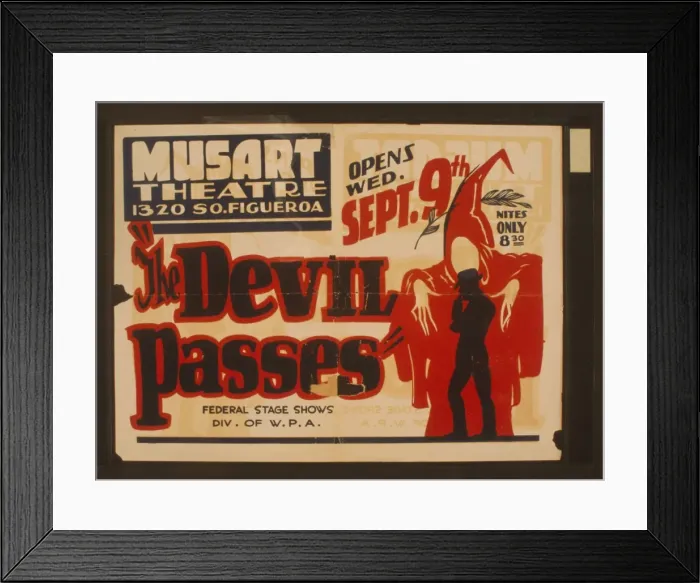 Framed Print : The devil passes The devil passes Framed Print : The devil passes The devil passes
