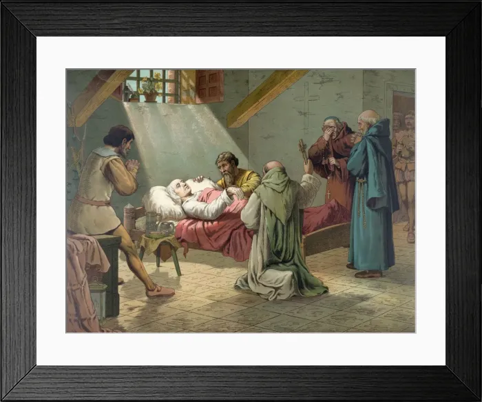 Framed Print : The Death of Columbus Framed Print : The Death of Columbus