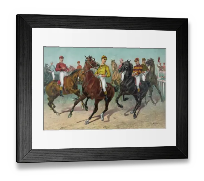 Framed Print : Eager for the race Framed Print : Eager for the race