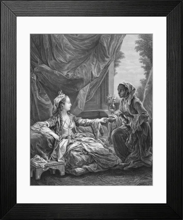 Framed Print : La confidence Framed Print : La confidence