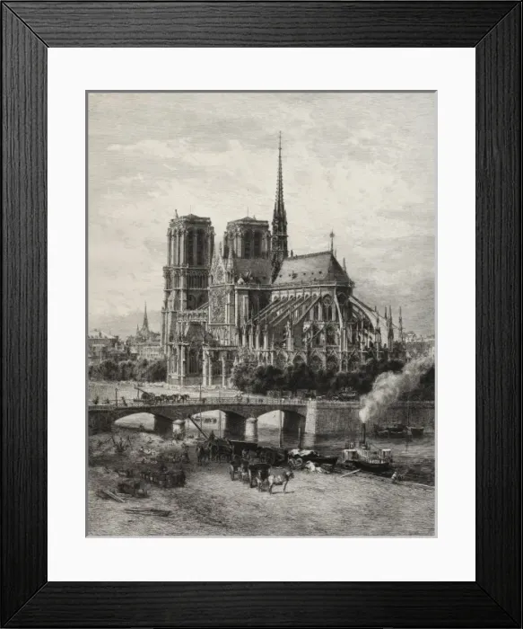 Framed Print : Notre-Dame Framed Print : Notre-Dame