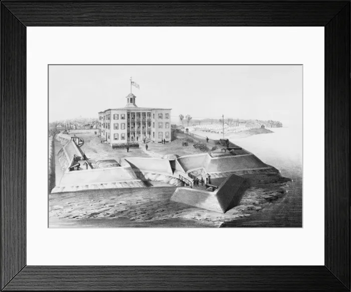 Framed Print : Fort Anderson. Fort Anderson, Paducah, Kentucky, and the cam Framed Print : Fort Anderson. Fort Anderson, Paducah, Kentucky, and the cam
