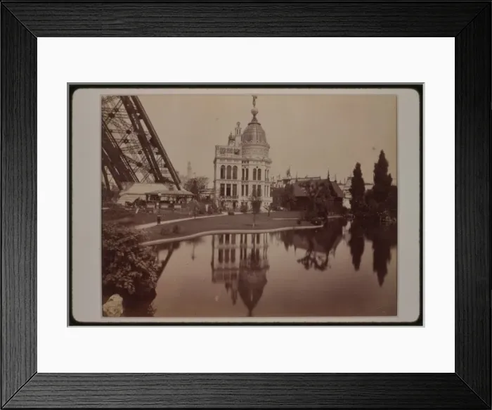 Framed Print : Exposition universelle de 1889 - Pavillon de l industrie du Framed Print : Exposition universelle de 1889 - Pavillon de l industrie du