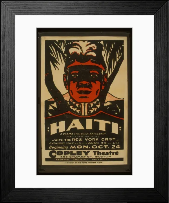Framed Print : Haiti A drama of the black Napoleon by William Du Bois : Wit Framed Print : Haiti A drama of the black Napoleon by William Du Bois : Wit