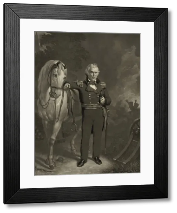 Framed Print : Major-General Zachary Taylor--President of the United States Framed Print : Major-General Zachary Taylor--President of the United States