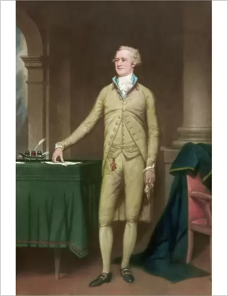 Alexander Hamilton, full-length portrait, standing, facing l