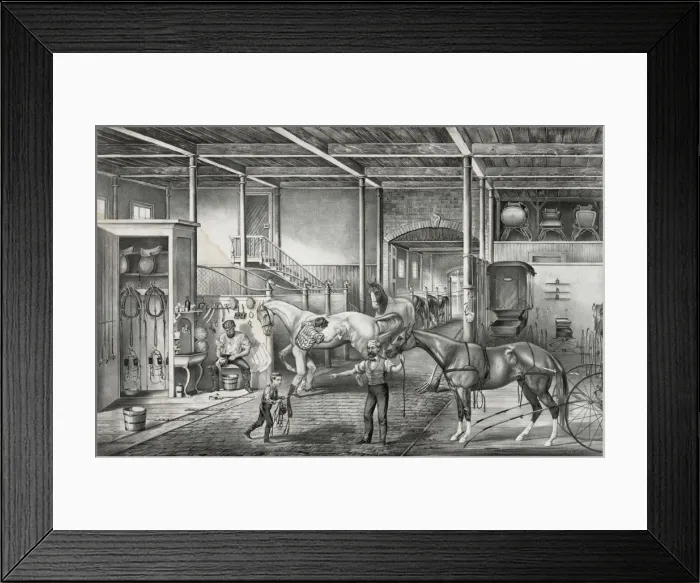 Framed Print : Trotting cracks at home, a model stable Framed Print : Trotting cracks at home, a model stable