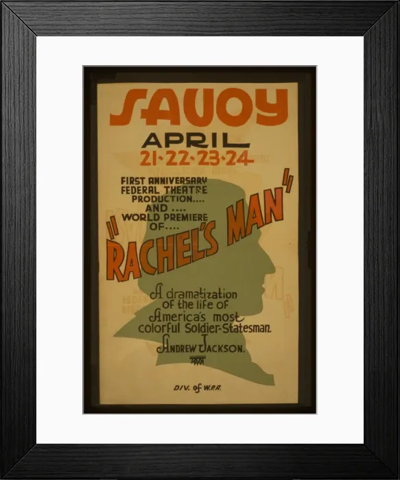 Framed Print : First anniversary Federal Theatre production and world premi Framed Print : First anniversary Federal Theatre production and world premi