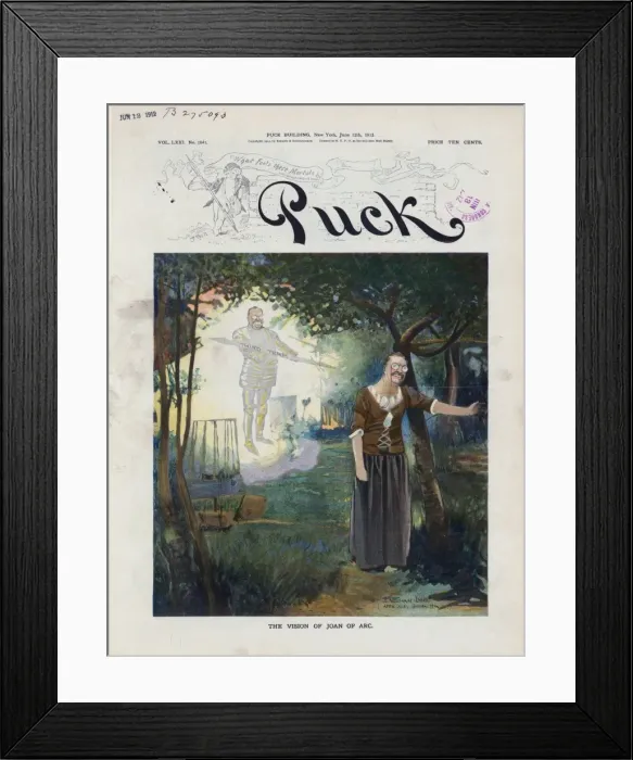 Framed Print : The vision of Joan of Arc Framed Print : The vision of Joan of Arc