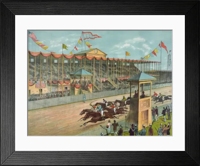Framed Print : Brighton Beach Race Course Framed Print : Brighton Beach Race Course