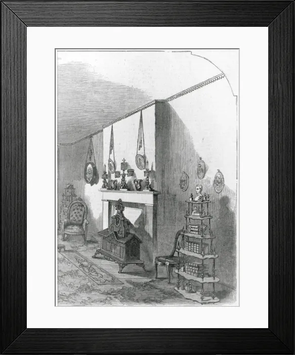 Framed Print : Front parlor in Abraham Lincolns house, Springfield, Ill Framed Print : Front parlor in Abraham Lincolns house, Springfield, Ill
