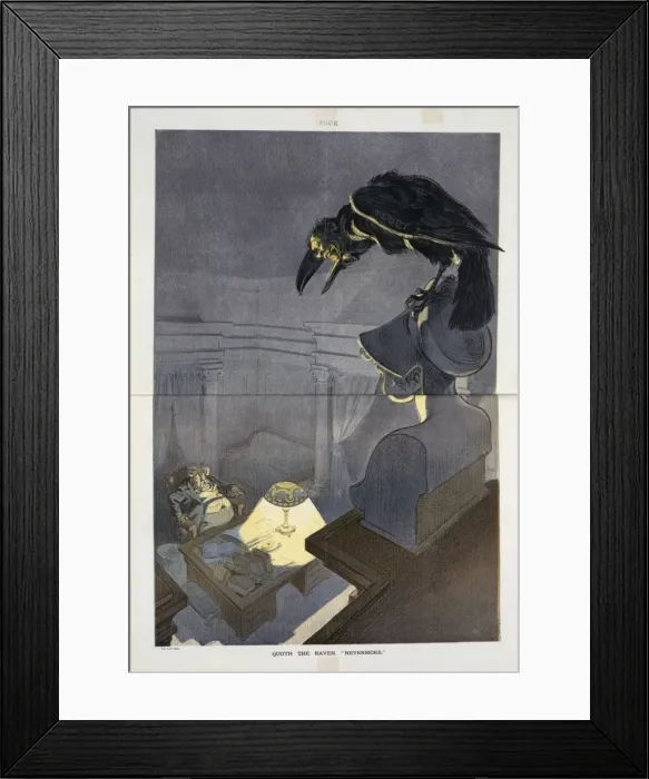 Framed Print : Quoth the raven, nevermore Framed Print : Quoth the raven, nevermore