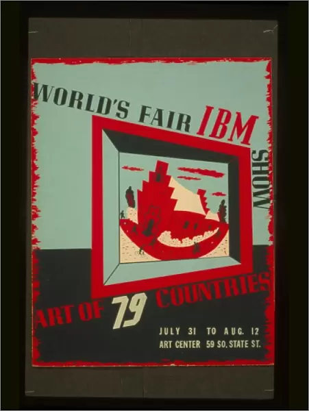 Worlds fair IBM show Art of 79 countries