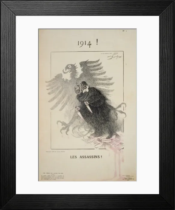Framed Print : 1914! Les Assassins Framed Print : 1914! Les Assassins
