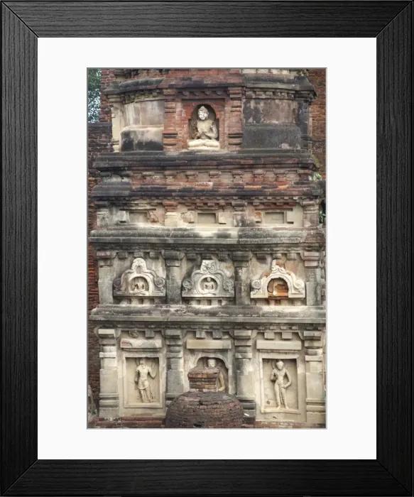 Framed Print : India, Bihar, Nalanda Framed Print : India, Bihar, Nalanda