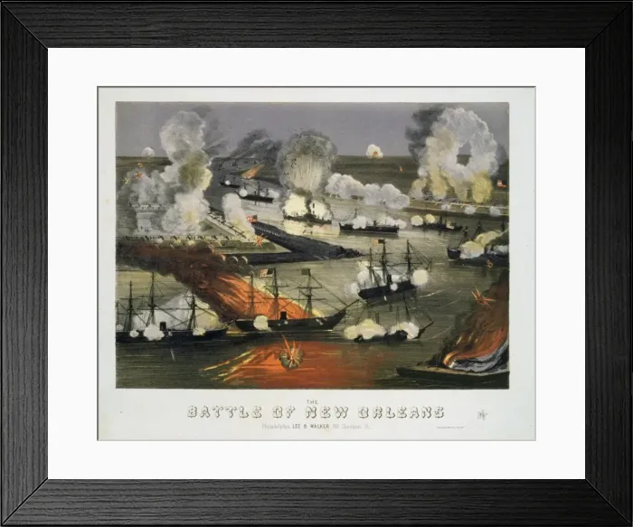 Framed Print : The battle of New Orleans Framed Print : The battle of New Orleans