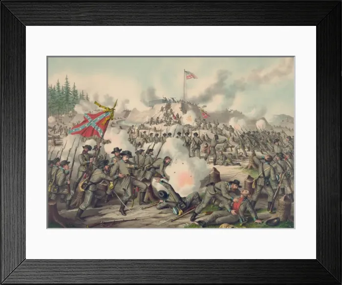Framed Print : Assault on Fort Sanders Framed Print : Assault on Fort Sanders