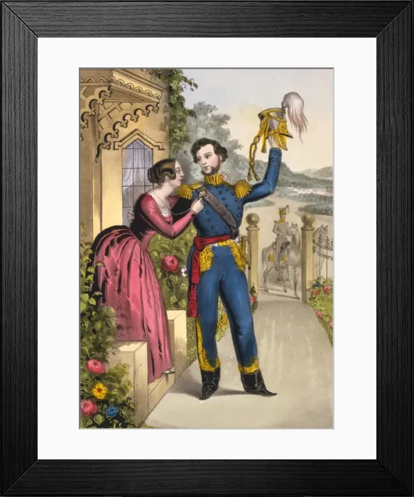 Framed Print : Soldiers adieu Framed Print : Soldiers adieu