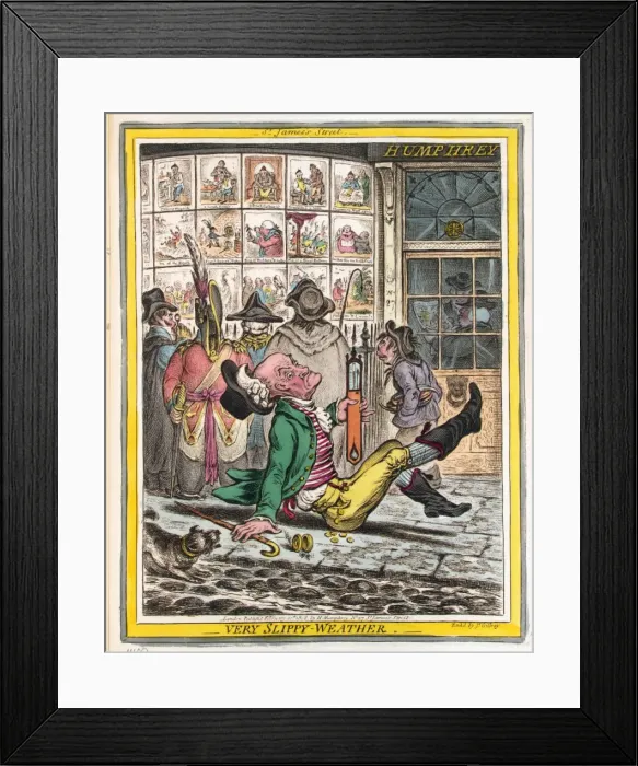 Framed Print : Very slippy-weather Framed Print : Very slippy-weather