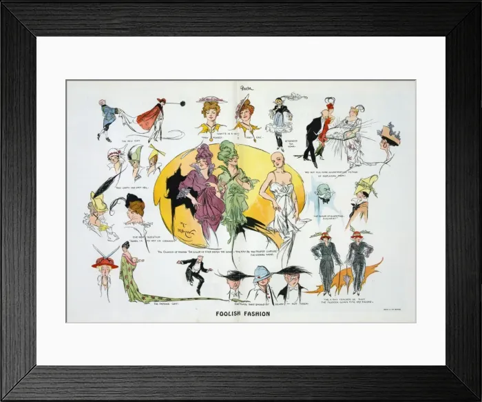 Framed Print : Foolish fashion Framed Print : Foolish fashion