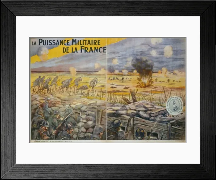 Framed Print : La puissance militaire de la France Framed Print : La puissance militaire de la France