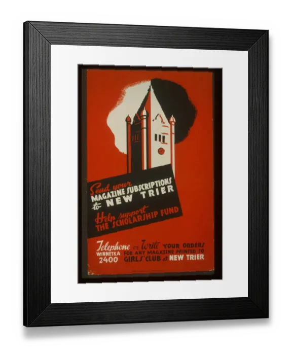 Framed Print : Send your magazine subscriptions to New Trier Help support t Framed Print : Send your magazine subscriptions to New Trier Help support t
