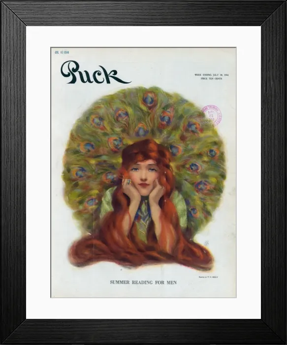 Framed Print : Summer reading for men Framed Print : Summer reading for men