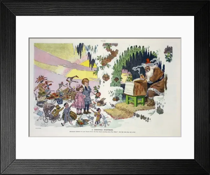 Framed Print : A Christmas nightmare Framed Print : A Christmas nightmare