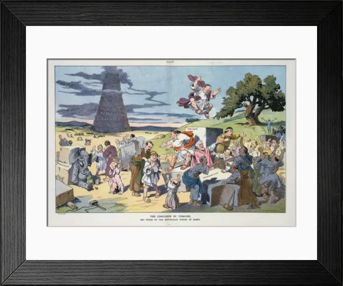 Framed Print : The confusion of tongues Framed Print : The confusion of tongues