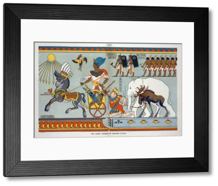 Framed Print : The tariff triumph of pharaoh Wilson Framed Print : The tariff triumph of pharaoh Wilson