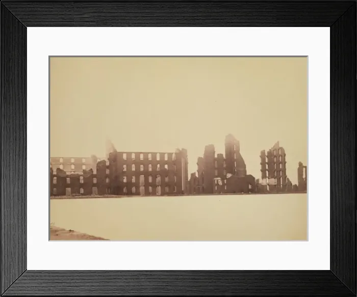 Framed Print : Ruins of Gallego Flour Mills, Richmond, Va Framed Print : Ruins of Gallego Flour Mills, Richmond, Va