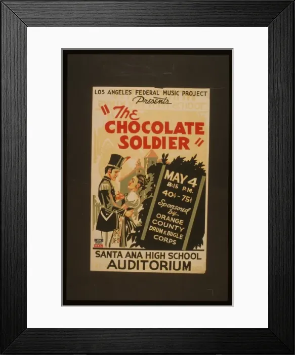 Framed Print : Los Angeles Federal Music Project presents The chocolate sol Framed Print : Los Angeles Federal Music Project presents The chocolate sol