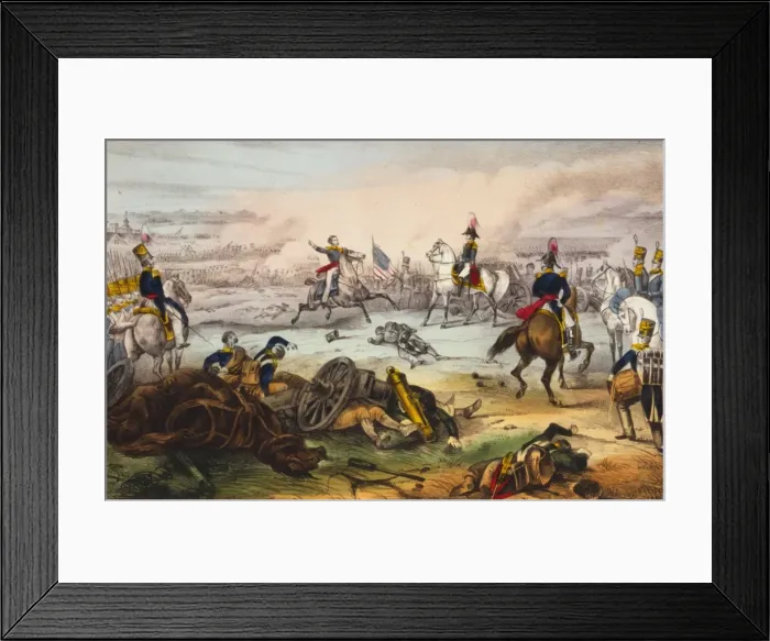 Framed Print : Battle of Mill El Rey--Near the city of Mexico--Sept. 8th 18 Framed Print : Battle of Mill El Rey--Near the city of Mexico--Sept. 8th 18