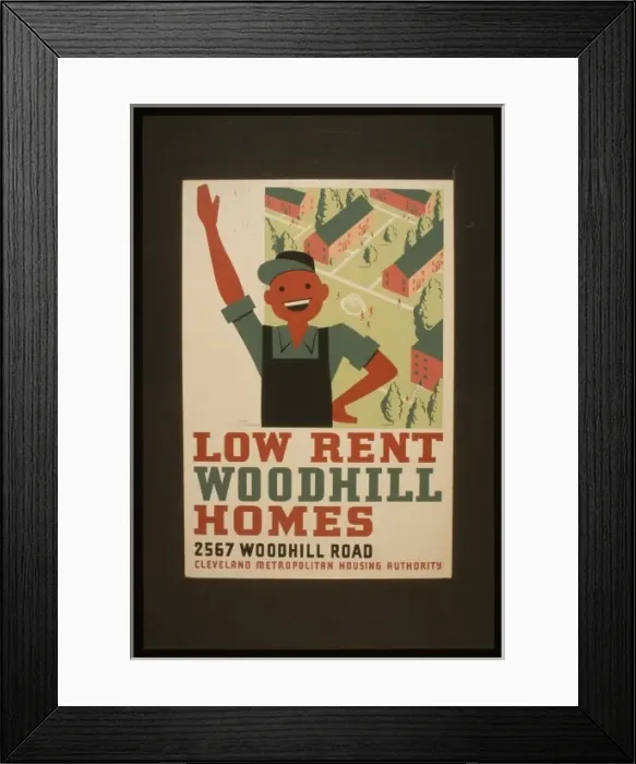Framed Print : Low rent - Woodhill Homes, 2567 Woodhill Road Framed Print : Low rent - Woodhill Homes, 2567 Woodhill Road