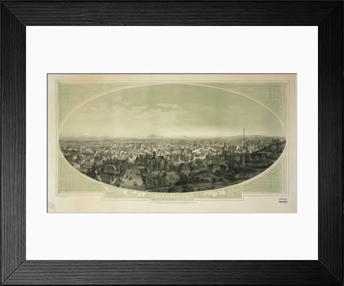 Framed Print : Los Angeles, Cal Framed Print : Los Angeles, Cal