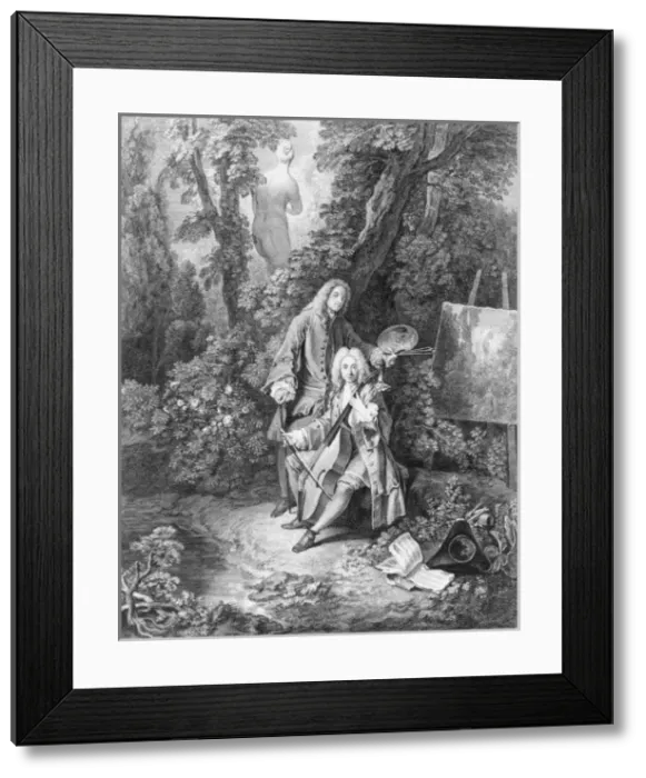 Framed Print : Assis, au pres du toy... e ton Art divin Framed Print : Assis, au pres du toy... e ton Art divin