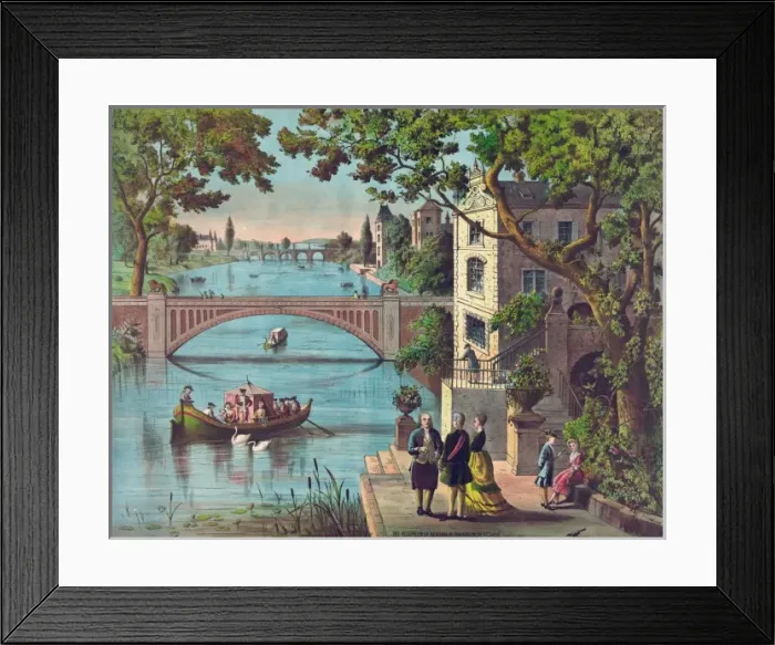Framed Print : The reception of Benjamin Franklin in France Framed Print : The reception of Benjamin Franklin in France