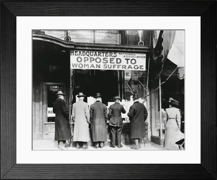 Framed Print : National Anti-Suffrage Association Framed Print : National Anti-Suffrage Association