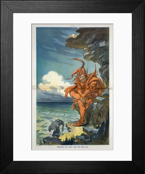 Framed Print : Between the devil and the deep sea Framed Print : Between the devil and the deep sea