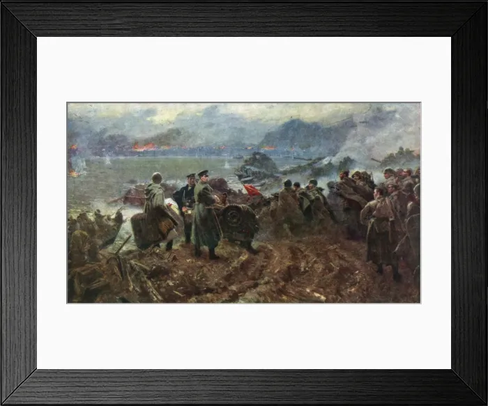 Framed Print : Stalingradskaia pereprava Framed Print : Stalingradskaia pereprava