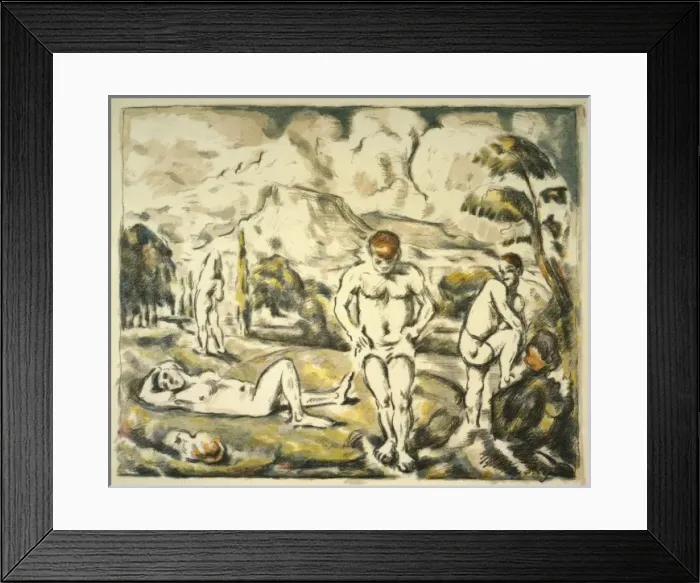 Framed Print : The bathers Framed Print : The bathers