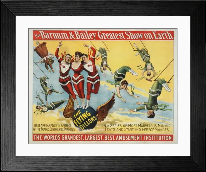 Framed Print : The Barnum & Bailey greatest show on earth, the worlds gran Framed Print : The Barnum & Bailey greatest show on earth, the worlds gran